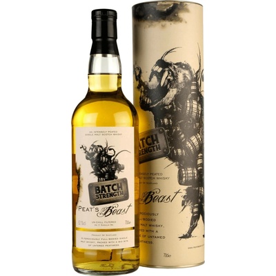 Peats Beast Cask Strenght 52,1% 0,7 l (tuba)