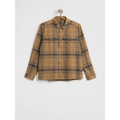 Patagonia Fjord Flannel (dissolve slab khaki)