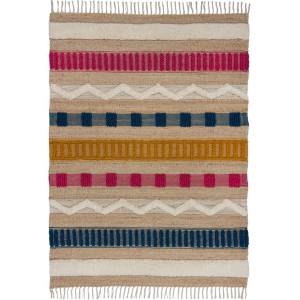 Flair Rugs Ръчно изработен килим със смес от вълна в естествен цвят 200x290 cm Medina - Flair Rugs (503119380346)