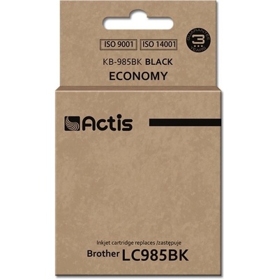 Compatible KB-985Bk Ink Cartridge (replacement for Brother LC985BK; Standard; 28, 5 ml; black) (KB-985Bk)