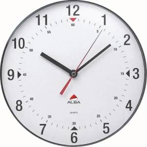 Alba Стенен часовник с магнитна основа, 25 cm, ALBA "Classic", черен HORCLASMAG (HORCLASMAG)