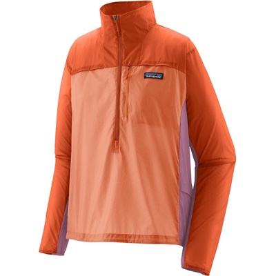 Patagonia Дамско ветрозащитно яке Patagonia Women's Houdini Stash 1/2 Zip P/O Windproof jacket - Coal Orange - размер XL (118-0247-0515)