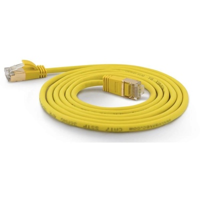 Wantec Patchkabel SSTP CAT7 Ste. CAT6a d=4mm 1, 00m gelb (7173) (7173)