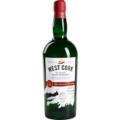 West Cork IPA 40% 0,7 l (čistá fľaša)