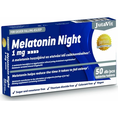 JutaVit Melatonín Night 1 mg 50 tabliet