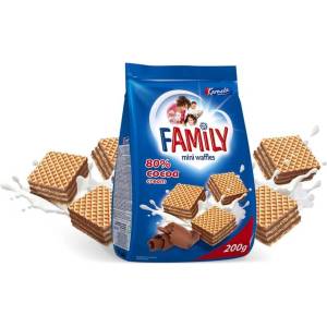 Karmela Family Мини вафли с какао 200 г