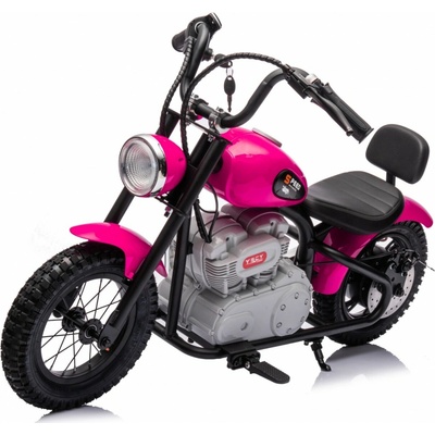 Joko elektrická Motorka Speed Power ružová