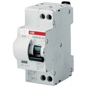 ABB Дефектнотоковa защитa с вграден прекъсвач C16/0.03 - 16021377 (16021377)