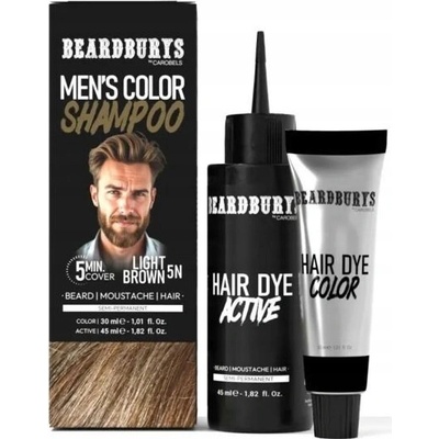Beardburys barvicí šampon 5N světle hnědá 75 ml