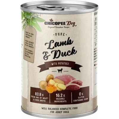 Chicopee Adult Dog Pure Lamb & Duck 400 g