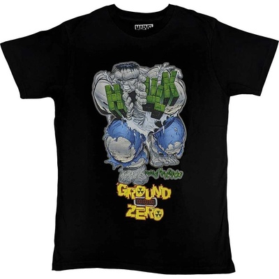 Marvel tričko Hulk Ground Zero čierne