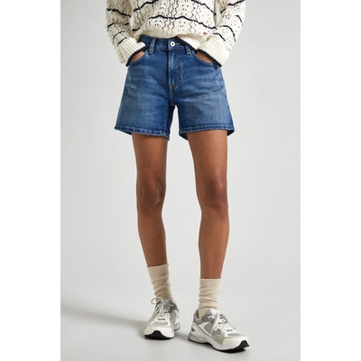 Pepe Jeans dámské kraťasy STRAIGHT SHORT HW denim