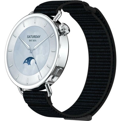 VSECHNONAMOBIL 124799 NYLON Vyměnitelný řemínek pro Xiaomi Watch S4 41mm černý