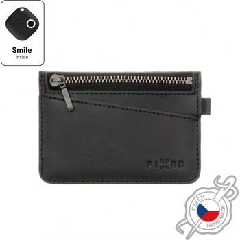 Kožená peněženka FIXED Smile Coins se smart trackerem FIXED Smile PRO černá