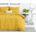 Dreamhouse Двоен спален комплект Stone washed Mustard с един плик 100% памук