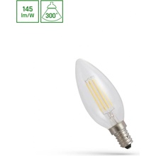 Spectrum LED LED CANDLE C35 E-14 230V 5.5W COG Teplá bílá CLEAR stmívatelné