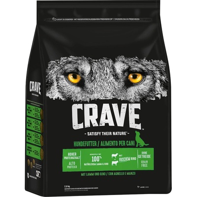 Crave Adult Dog s jehněčím & hovězím 2,8 kg