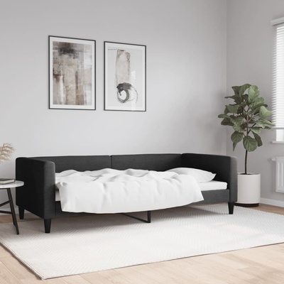 vidaXL Válenda černá textil