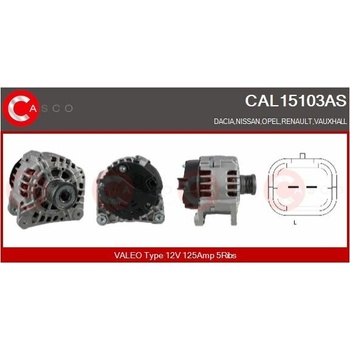 Generátor CASCO CAL15103AS