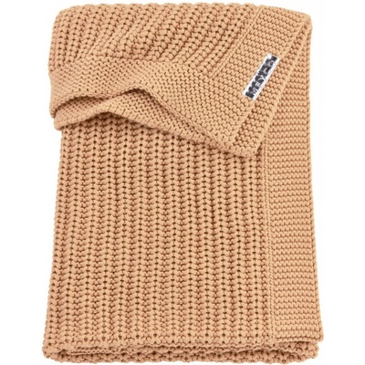 Meyco Deka do kočárku kolébky samet Harringbone Sand