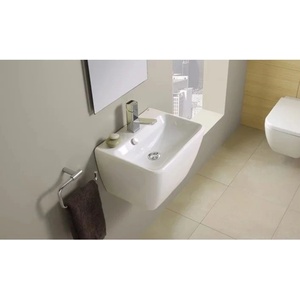 Gala Стенна мивка Gala Emma Square, лъскаво бяла, 48 см (G27075)