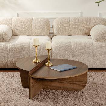 ASIR GROUP КОМПЛЕКТ 2x Конферентна маса ORION орех (AS2067)