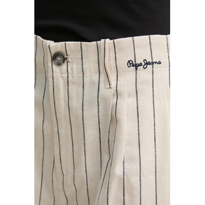 Pepe Jeans Ленен къс панталон Pepe Jeans HENAR (PL801163)