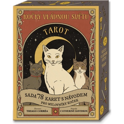 Kočky vládnou světu Tarot Catherine Davidson