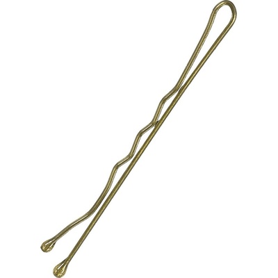 SIBEL sponky okrúhly prierez 0,9 mm s guličkou na konci 25 ks zlaté 50 mm