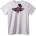 NOONEBRAND Тениска Червен кръст - M, White