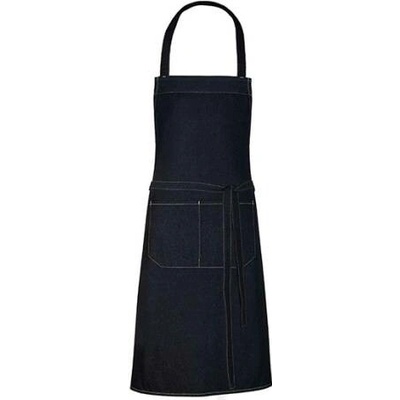 Link Kitchen Wear Džínová zástěra X990 Black 90x90cm