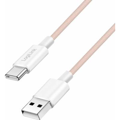 Logilink CU0324 USB 2.0 USB A vidlice USB C vidlice 1m růžový