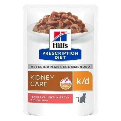 Hill's Prescription Diet Feline k/d Kidney Care s lososem 12 x 85 g