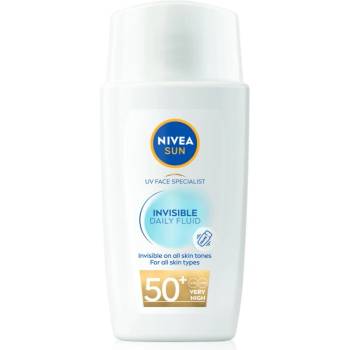 Nivea SUN Invisible Daily Fluid лек защитен флуид SPF 50+ 40ml