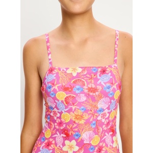 Modibodi Детски менструален бански костюм Modibodi Marine Dream Teen Swimwear One Piece Light Tropicana Crush едночастен Modibodi | Rozov Mnogotsveten | Момичешки | 12-14 години