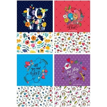 Image 1 of Bourgeois Бележник Bourgeois Love A6 64 л гъвкави к. бели (1120656-200866-18342-18343-18344)