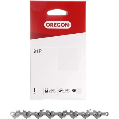 Oregon Pilový řetěz 3/8” 1,3mm 52 článků univerzální tvar zubu 91P052E