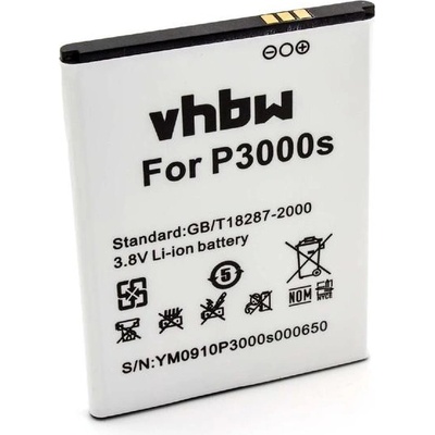 VHBW Батерия за Elephone P3000 / P3000s, 3150 mAh (800112607)