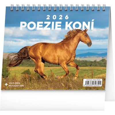 Poezie koní stolní 2026