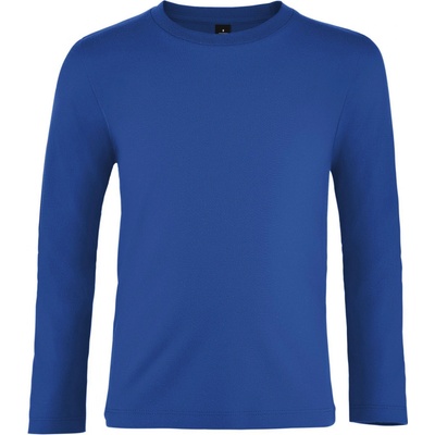 Sols dětské tričko s dlouhým rukávem Imperial LSL kids 02947241 Royal blue 04A
