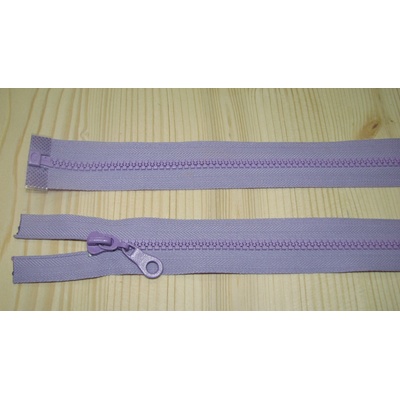 Zips kostenný fialová 5mm deliteľný 75cm