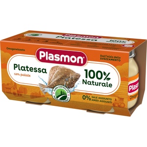 PLASMON Ястие Plasmon - Камбала с картофи, 2 х 80 g (1859) - baby