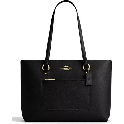 Coach kabelka Station Tote Bag Crossgrain Leather Gold Black