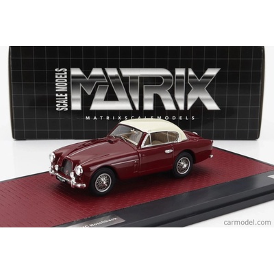 Matrix scale models Aston martin Db24 Mkii Fhc Notchback 1955 Červený Krém 1:43