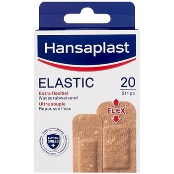 Hansaplast Elastic Extra Flexible Plaster extra flexibilní a voděodolné náplasti 20 ks