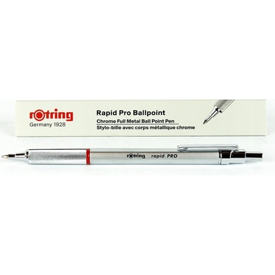 ROTRING 1520/1904291 Rapid Pro Guľôčkové pero strieborné