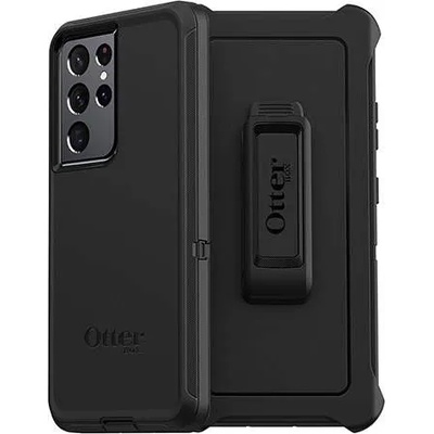 OtterBox Defender Case - изключителна защита за Samsung Galaxy S21 Ultra (черен)