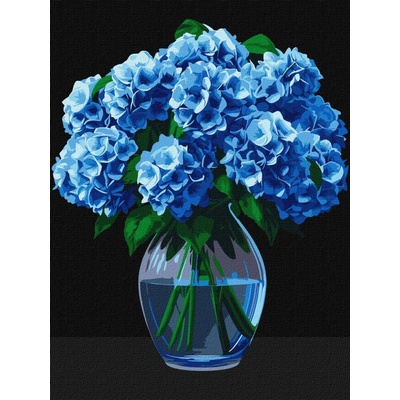 Ideyka Maľovanie podľa čísel Kytica hortenzií art_selena_ua 30 x 40 cm