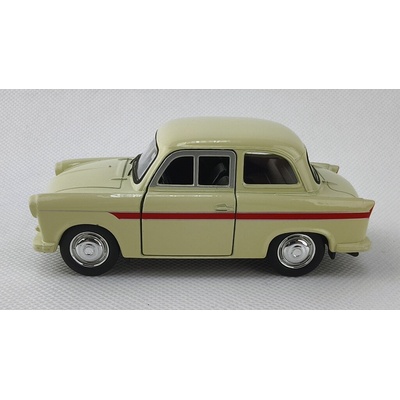 Welly Trabant P50 / P60 modelkrémový 1:34