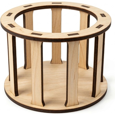 Woody Crafts Konstrukce pro vyplétaný košík kruh 10 cm výška 7 cm – Hledejceny.cz